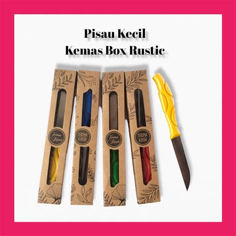 Jual SOUVENIR PISAU KECIL KEMAS BOX RUSTIK ISI 50PCS Shopee Indonesia