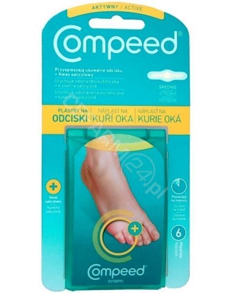 Plastry Compeed Na Odciski średnie 17 X 57cm X 6 Szt Apteka