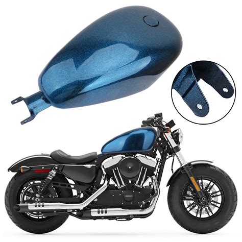 14 4L Gallon Fuel Tank Crude Steel EFI Gas Tank Forty Eight For Harley