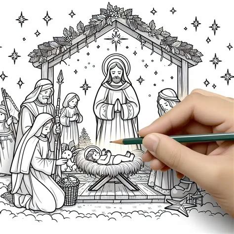 Descarga Gratis Dibujos Para Colorear Del Nacimiento De Jes S