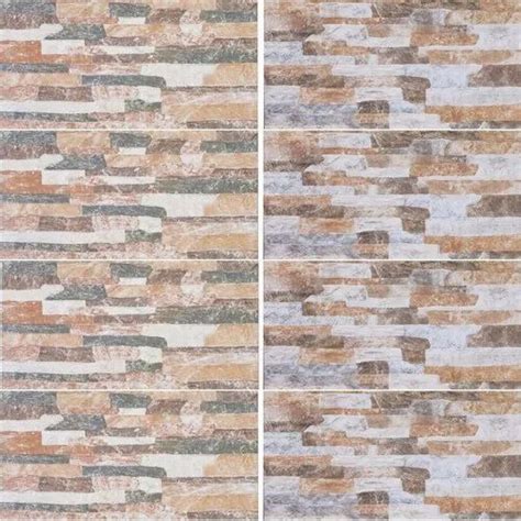 Texxa Multicolor Outdoor Ceramic Wall Tile Size 10x18 Inch Thickness 5 10 Mm At Rs 110box