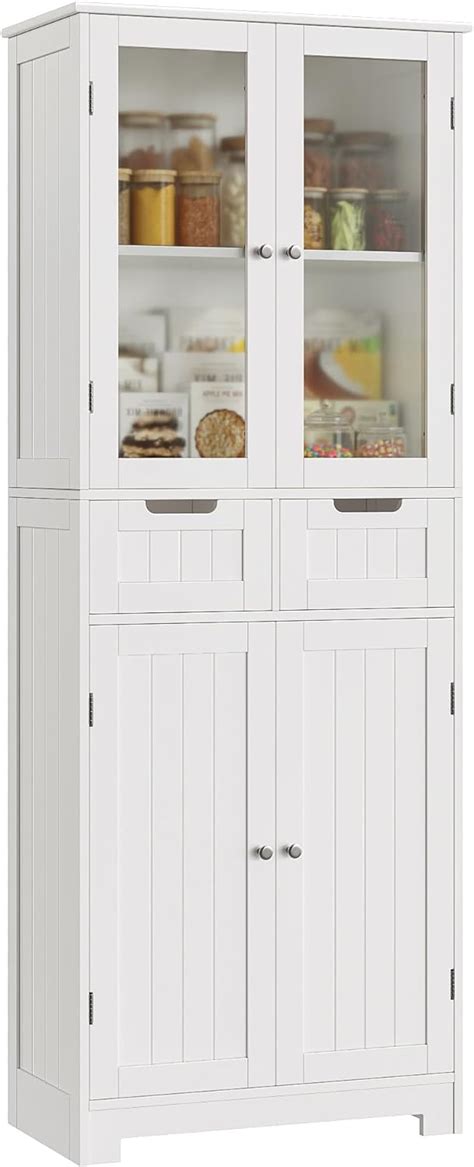 Amazon Hostack Tall Storage Cabinet Kitchen Pantry Cabinet