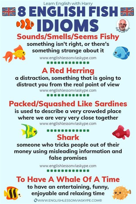 English Fish Idioms And Phrases Learn English With Harry