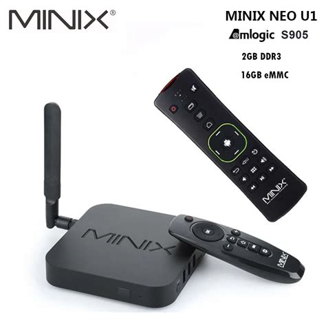 Original Minix Neo U Android Tv Box Amlogic S Quad Core G G