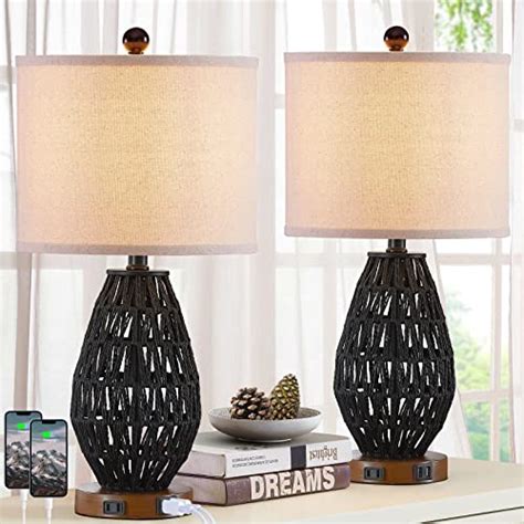 Add A Touch Of Class To Your Home With The Best Black Rattan Table Lamp