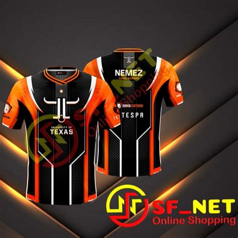 Jual Jersey Kaos Baju Gaming Custom Satuan Design Baju Free Nickname