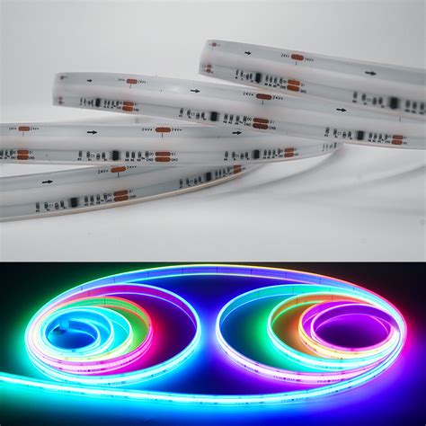 RGB Addressable Digital COB LED Strips RGBIC Yiford