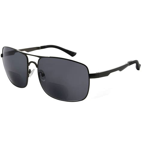 Reading Bifocal Sunglasses Lightweight Pilot Style Men