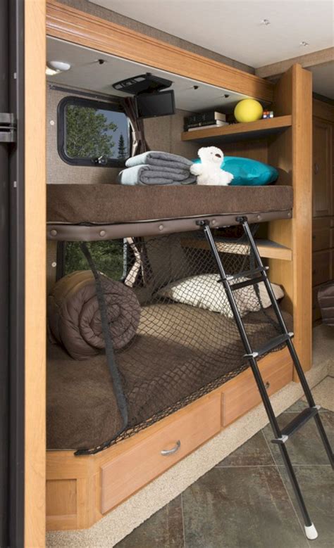 The Best 20 Incredible Rv Campers Ideas With Cozy Bunk Beds Design