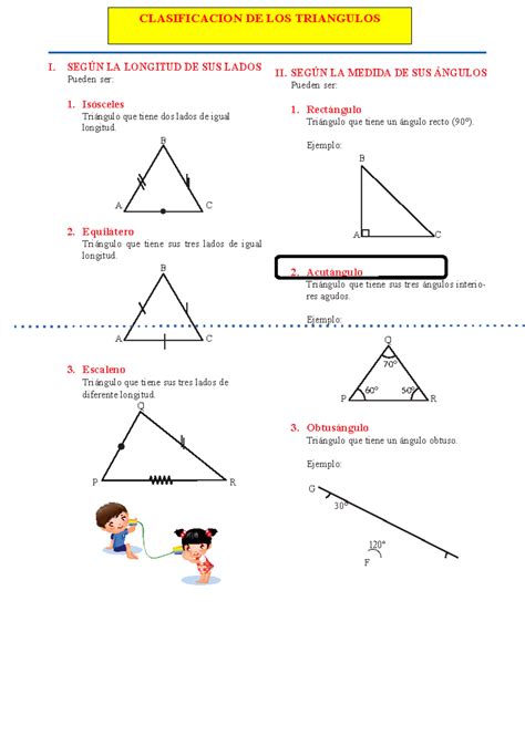 Clasificacion De Los Triangulos 70° 60° 50° I SegÚn La Longitud De Sus Lados Pueden Ser 1