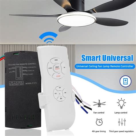 Smart Universal Ceiling Fan Lamp Remote Controller Kit Remote Adjust