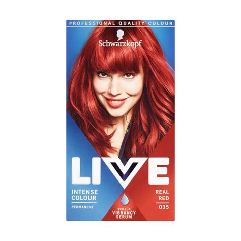 Schwarzkopf Live Intense Colour 35 Real Red Hair Dye | Chemist Direct