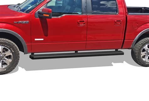 Aps Running Boards 6 Inches Matte Black Compatible With Ford F150 2009 2014 Supercrew Cab