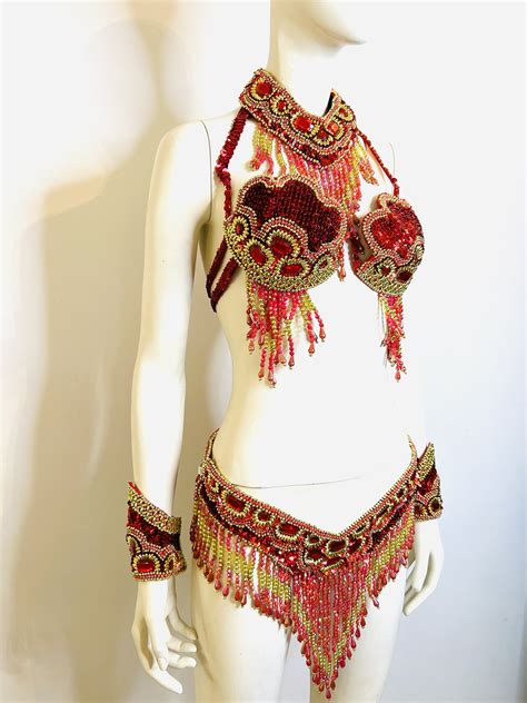Bikini De Samba Cabaret Rouge Atelier Louise Costume