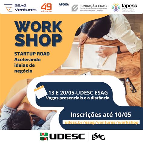 Notícia Aceleradora Esag Ventures da Udesc abre inscrições para