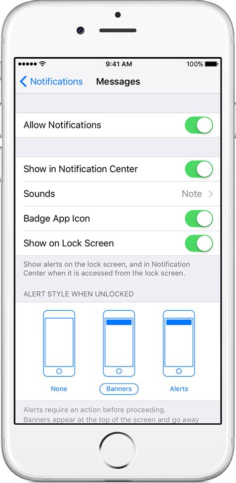 Use Notifications On Your Iphone Ipad And Ipod Touch Apple Support