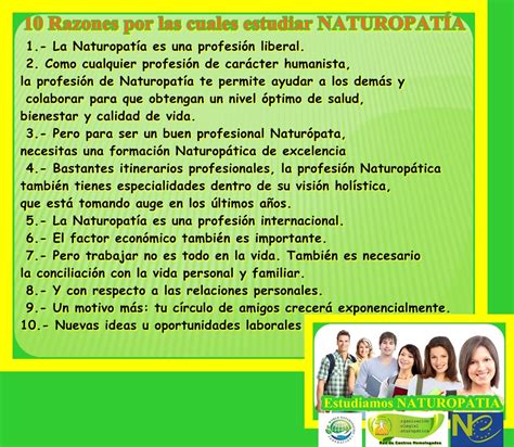 Cursar Estudios De Naturopat A En La Red De Centros Homologados Por La