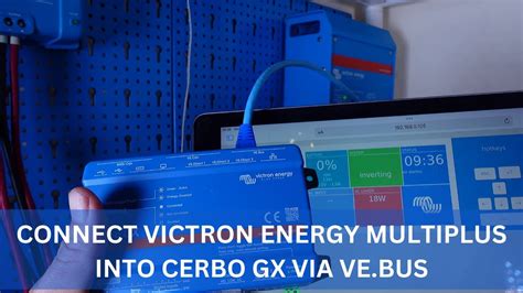 Connect Victron Energy Multiplus Inverter A Cerbo Gx Using Ve