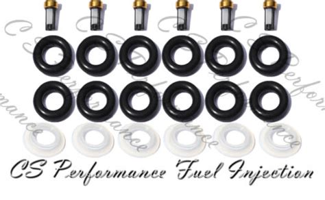 Fuel Injector Repair Rebuild Service Kit ORings Filters Caps CSKBO36