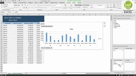 Como fazer Gráfico Dinâmico Passo a passo YouTube
