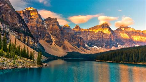 Moraine Lake Sunrise Wallpapers - 2048x1152 - 667204