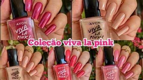 Esmalte Avon ColeÇÃo Viva La Pink 💗 LanÇamento 💗 Youtube