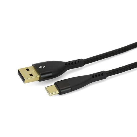 Usb A Male To Usb C Male Gold Plated Cable 1m Audiophonics