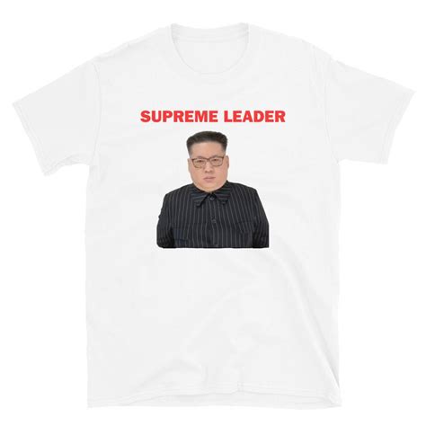 Kim Jong Un T Shirt Fake Kim Jong Un T Shirt Adin Ross Kim Jong Un Funny Meme Shirt Etsy