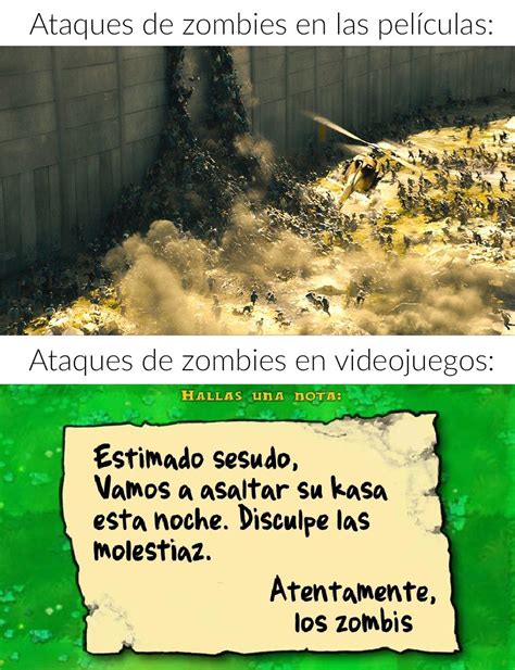 Meme Videojuegos Plants Vs Zombies Memes Memes Graciosos Memes