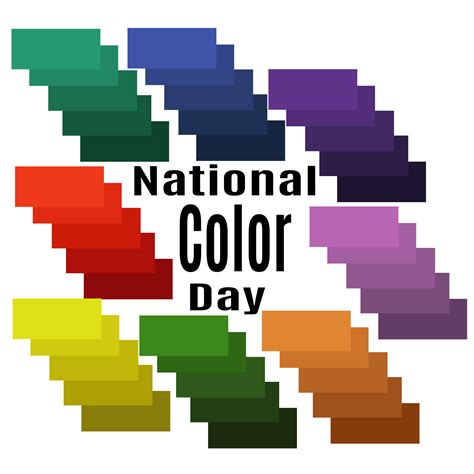 National Color Day Idea For Poster Banner Flyer Or Postcard 11882133