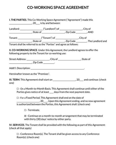 Office Space Rental Agreement Template