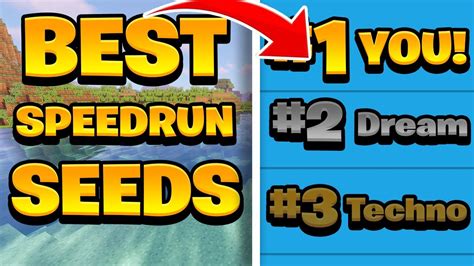 Minecraft S Best Speedrun Seeds Youtube