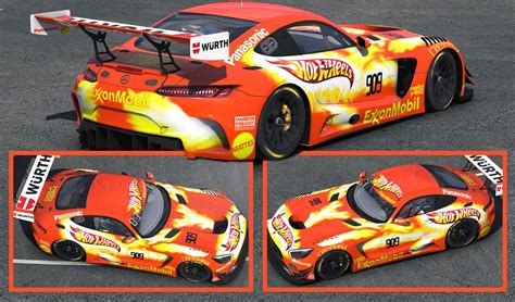 Mercedes AMG GT3 Hot Wheels By Clyde Coman Trading Paints
