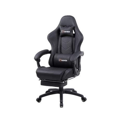 Silla Gaming Plus Negro Lb G Gl Con Reposa Pies Nenotech