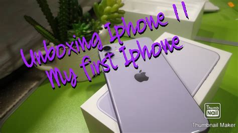 Unboxing Iphone 11 Purple Colour T From Someone Special My