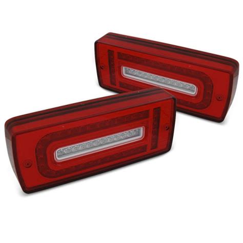 FEUX ARRIERE LED ROUGE BLANC pour MERCE à 362 40 CAROU TUNING CONCEPT