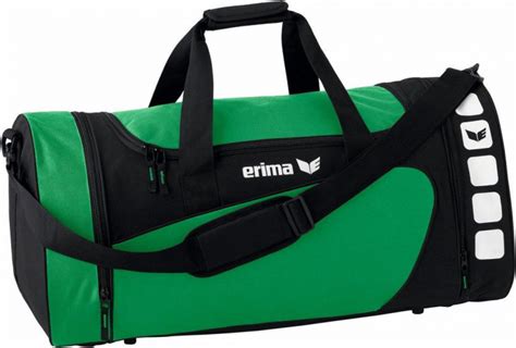 Sac de sport Club 5 Line vert émeraude noir Erima Génération Sport