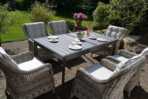 Amazon De Bomey Rattan Lounge Set I Gartenm Bel Set Como Xl Teilig I