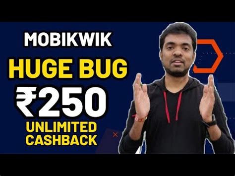 Mobikwik Huge Bug Cashback Unlimited Times V Talk Youtube