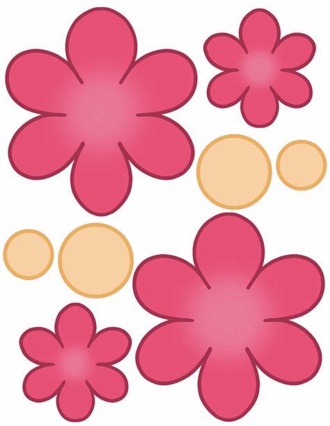 Templates Of Flowers Free And Printable