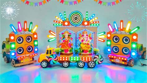 New Gauri Moorti Dj Truck New Durga Navratri Ganesh Krishna Trolly Mini