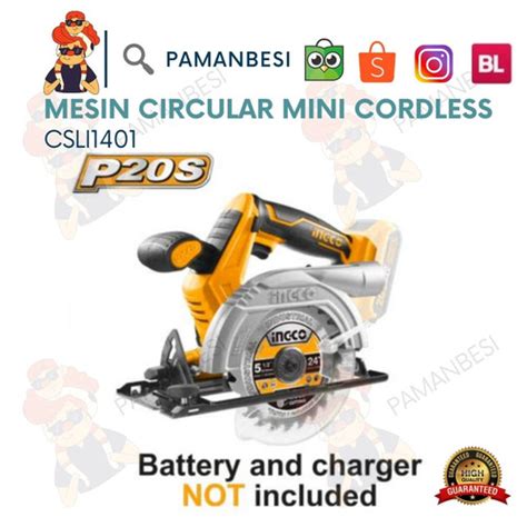 Jual CSLI1401 MESIN CIRCULAR SAW MINI CORDLESS 20V KG Jakarta Pusat