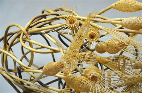 Explosive Bamboo Installations Present Modern Design And Craft Using