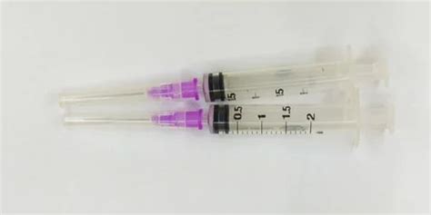 Plastic Central Luer Slip Ml Hi Tech Sterile Medical Syringe G