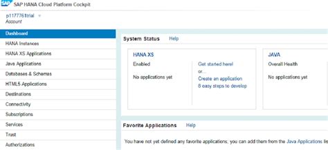 Sap Hana Dashboard