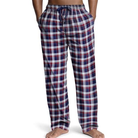 Hanes Hanes Mens Cotton Blend Woven Sleep Lounge Pajama Pant 3