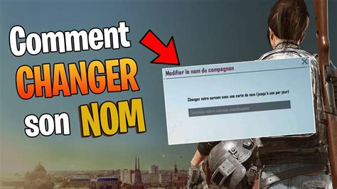 Tuto Comment Changer De Nom Sur Pubg Mobile Pc Youtube