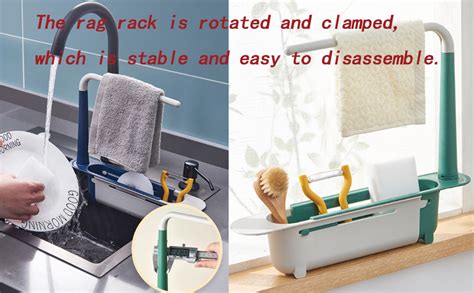 Amazon Prosperousk Sink Organizer Telescopic Sink Storage Rack