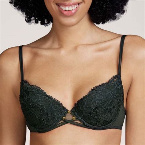 Black Push Up Bra Andres Sarda Sales Black Lace Lingerie Unas Push