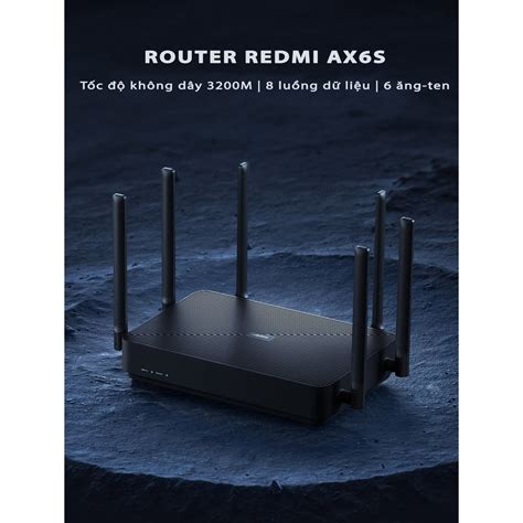 Bộ phát Wifi Xiaomi Redmi Router AX6 AX6S WIFI6 2 băng tần nội địa cao